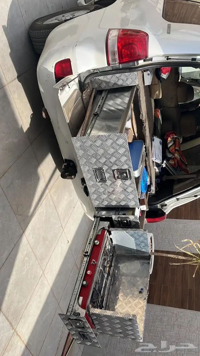 ادراج المنيوم لاندكروزر مع تانكي ماء من موديل 2008 الى 2021 1