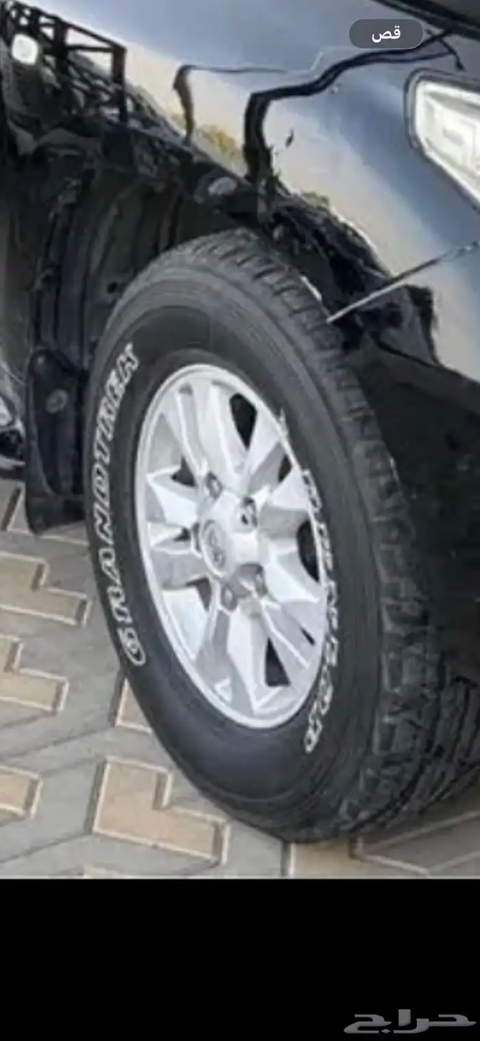 جنوط لاند كروزر وكالة2010   كفرات دانلوب فيه اكثر من نص عمر 0