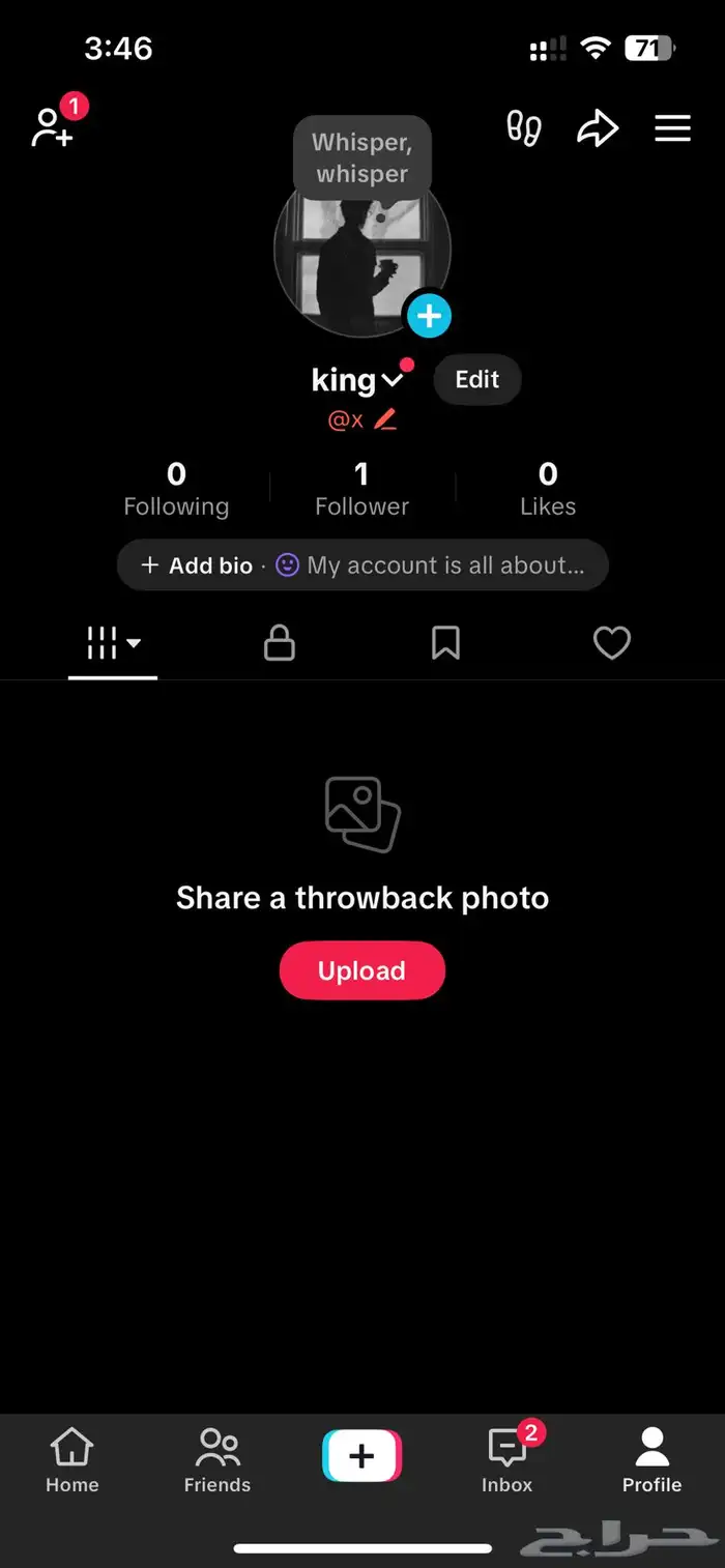 حسابات تيك توك 0
