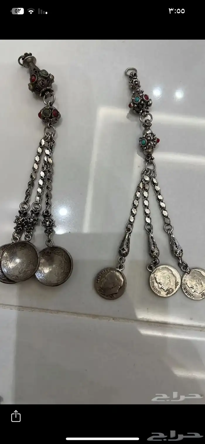 كراكيش حلبي شرابات فضة انتيك قديم 19