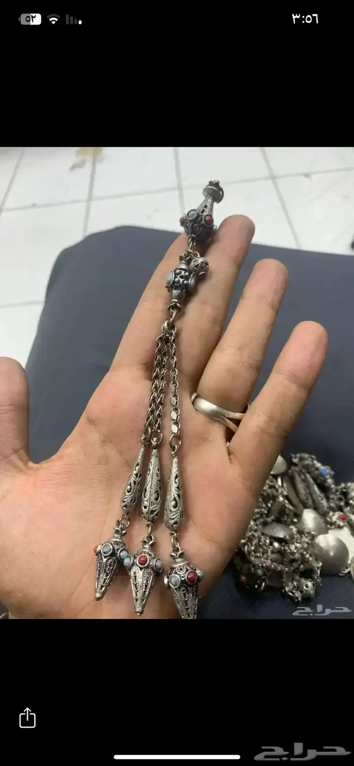 كراكيش حلبي شرابات فضة انتيك قديم 15