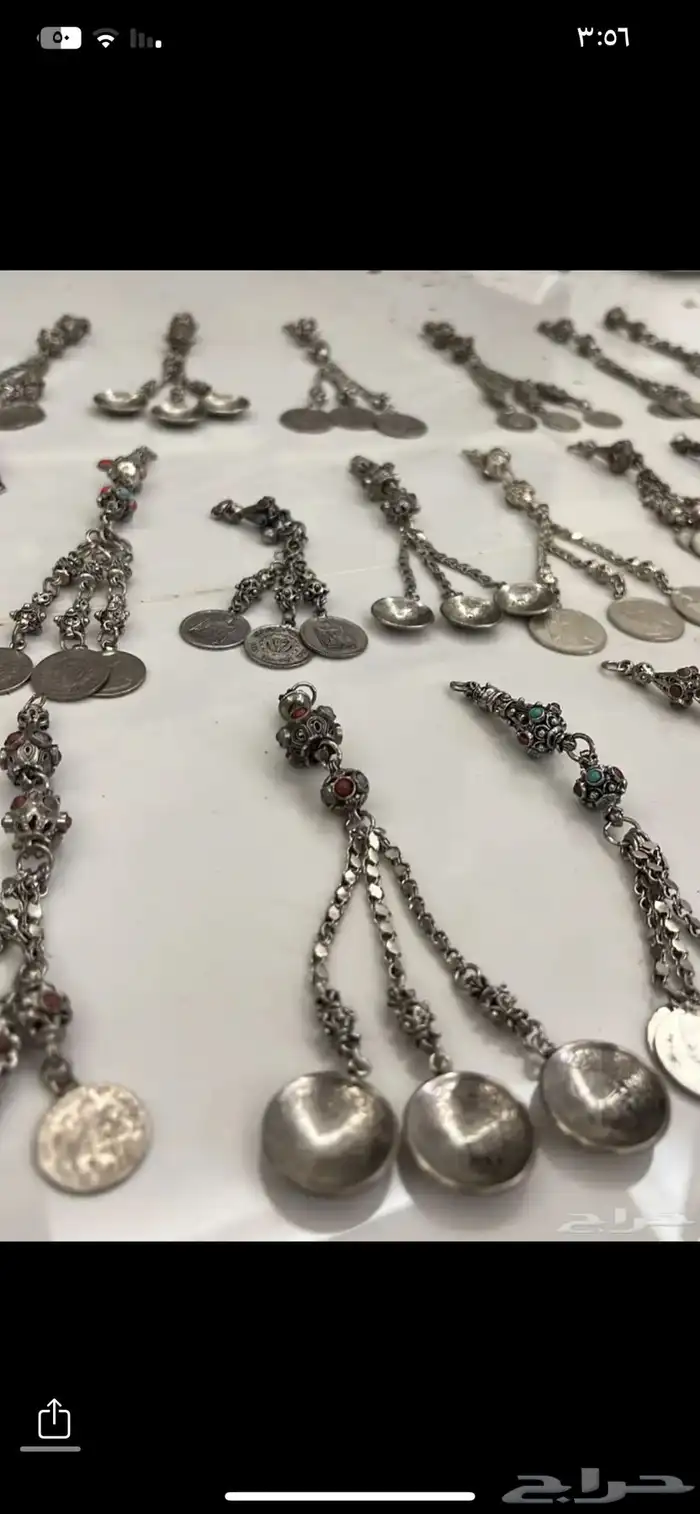 كراكيش حلبي شرابات فضة انتيك قديم 2