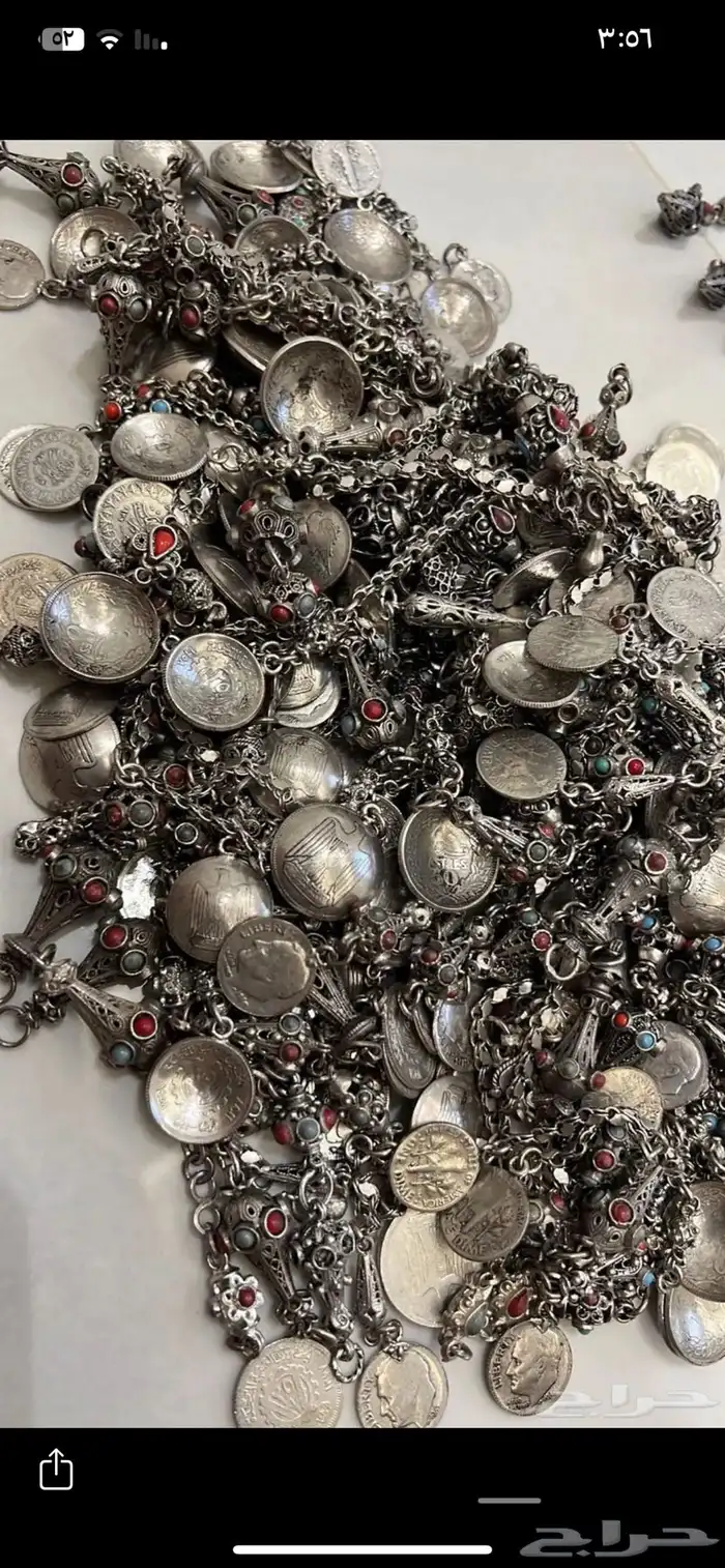 كراكيش حلبي شرابات فضة انتيك قديم 16