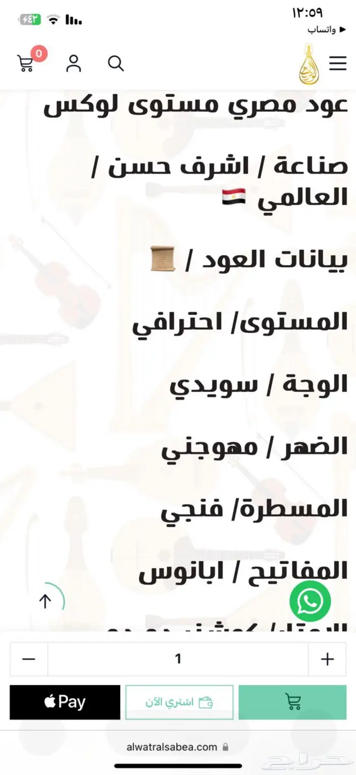 عود موسيقي مصري مستوى لوكس 4