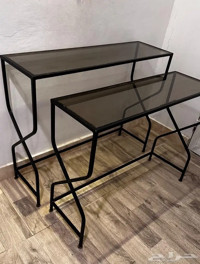 طاولتين استقبال مقاس كبير ووسط 0