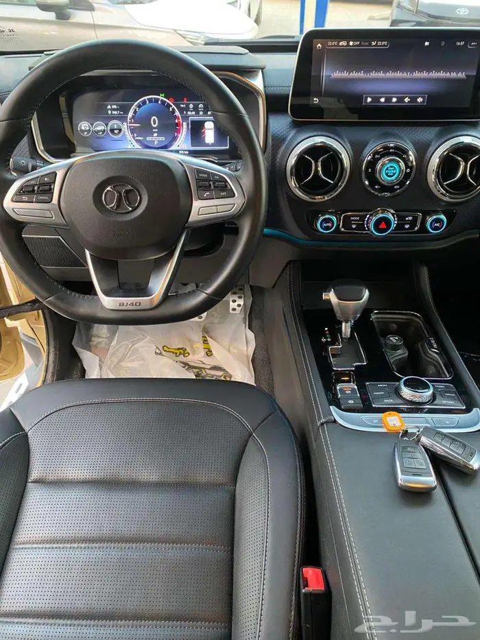 بايك Bj40 موديل 2022 وكاله تشغيل بصمه شاشه كاميرا 9