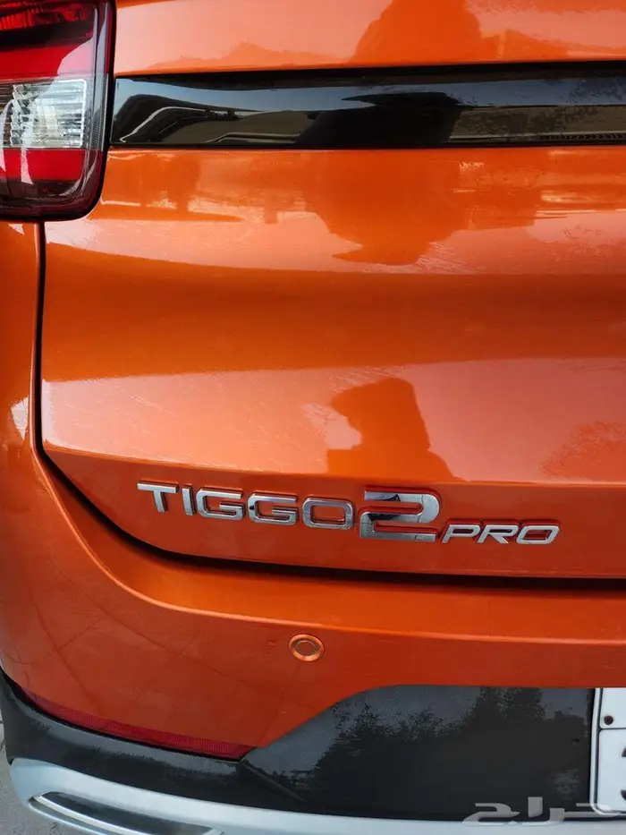 سيارة شيري تيقو تو برو 2022م نظيف جدا  اللون برتقالي نسائي 11