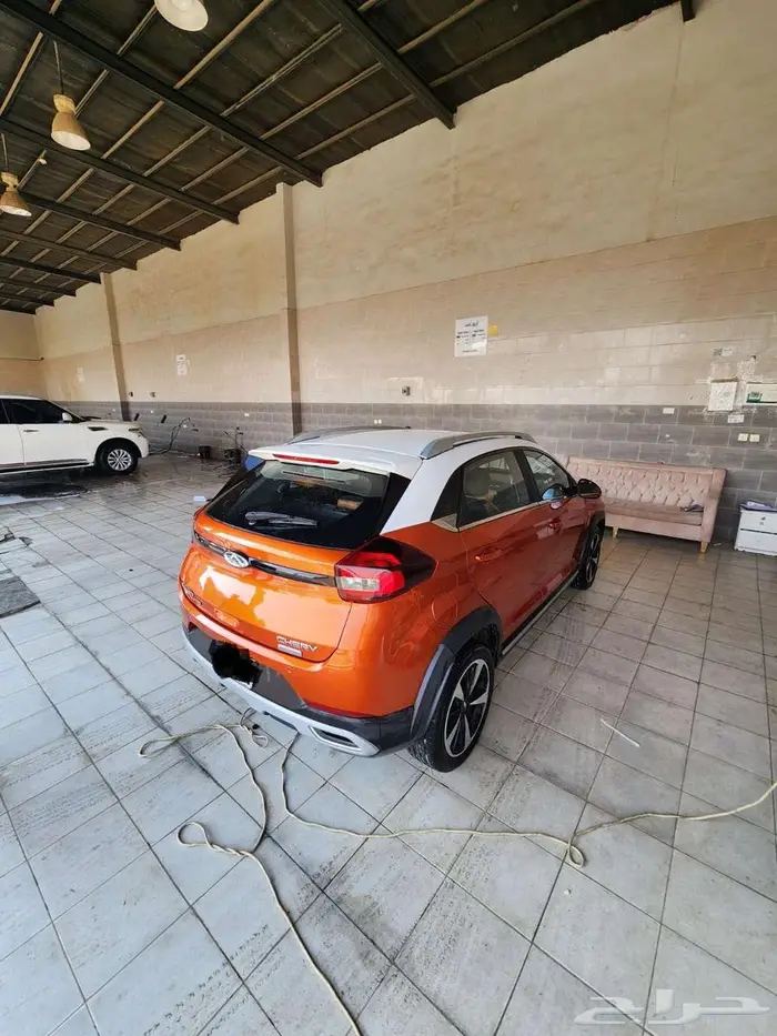 سيارة شيري تيقو تو برو 2022م نظيف جدا  اللون برتقالي نسائي 18