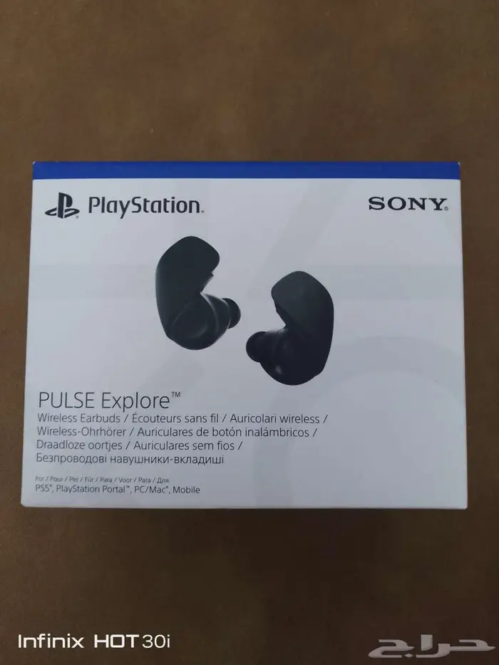 سماعة سوني 5 جديد في الكرتون ضمان اس تي سي 0