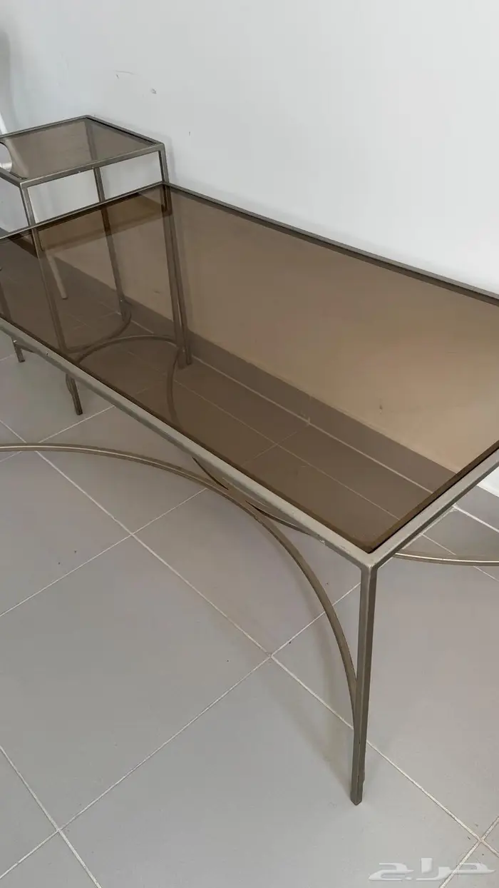 طاوله قهوه مع طاوله خدمه 1