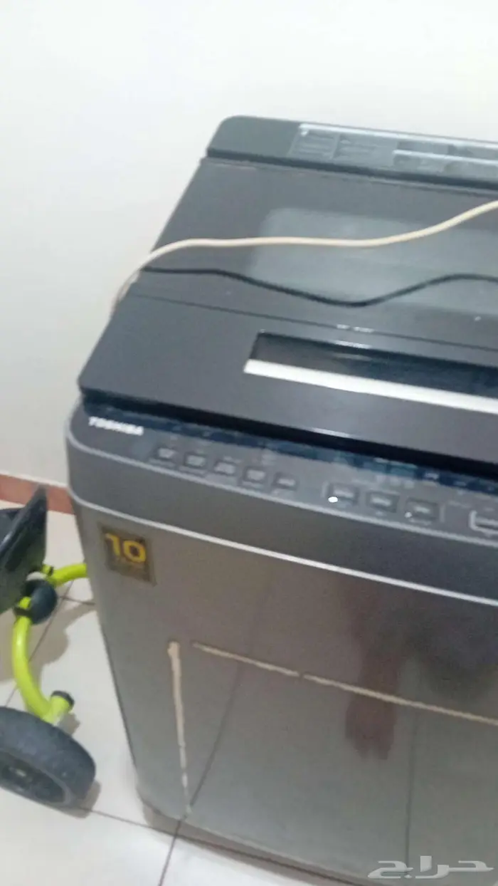 طقم طرابيز رخام 7 قطع وغسالة اتوماتيك 8 كيلو توشيبا 0