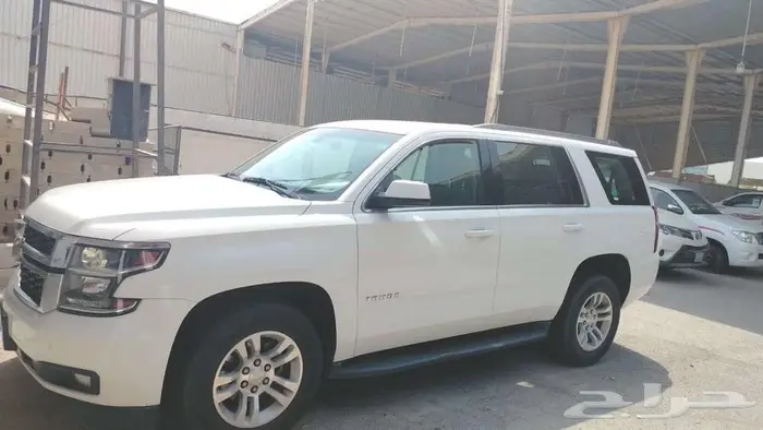 شيفروليه تاهو 2018 دبل ابيض عداد 200 الف كم بودي وكاله 6