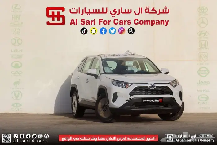 تويوتا راف فور LE بدون دبل بنزين 2025 اقساط بنوك وشركات 22