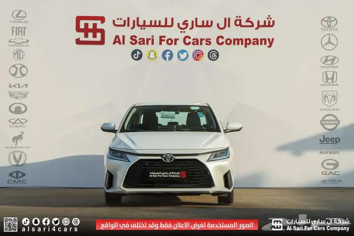 تويوتا يارس Y PLUS 2026 اقساط بنوك وشركات 0