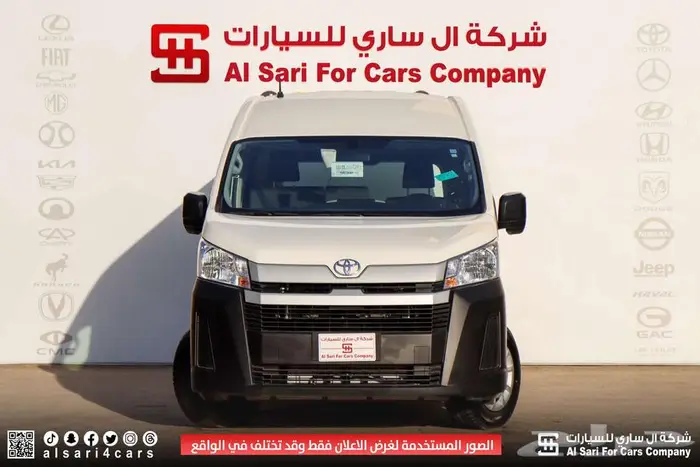 تويوتا هايس بضاعة سقف عالي بنزين 2025 اقساط بنوك وشركات 2