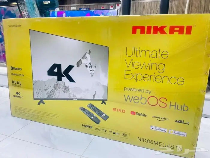 بيع عرض شاشات 144هرتز 4K QLED تلفزيون سمارت توصيل ذكيه 8