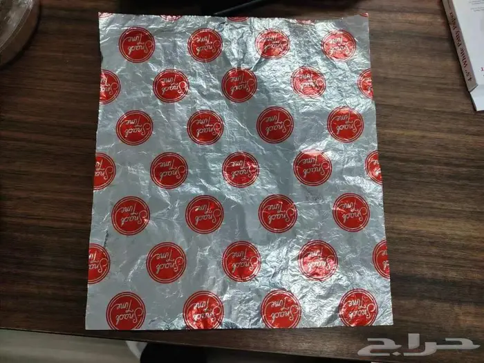 ورق قصدير برجر مطبوع 3