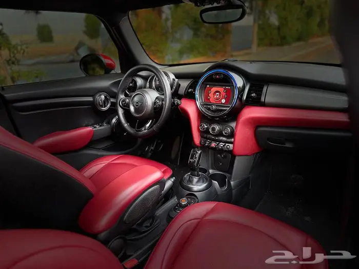 ميني كوبر 4 ابواب 2019 اسود داخلية احمر 3 سلندر تيربو 1.5 19