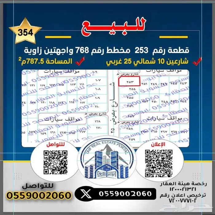 قطع سكنية شرق الطائف جليل أ 0