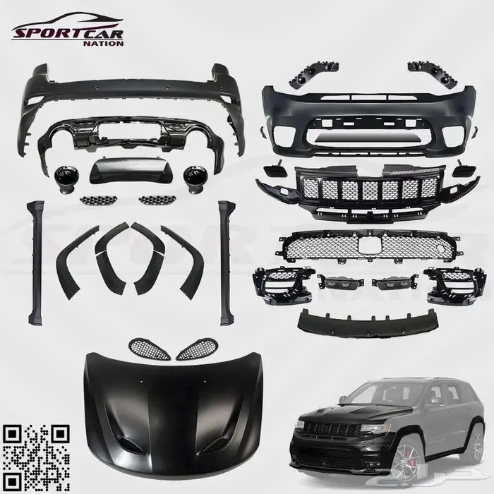 كت جيب جراند شيروكي SRT مع كبوت ألمنيوم 1