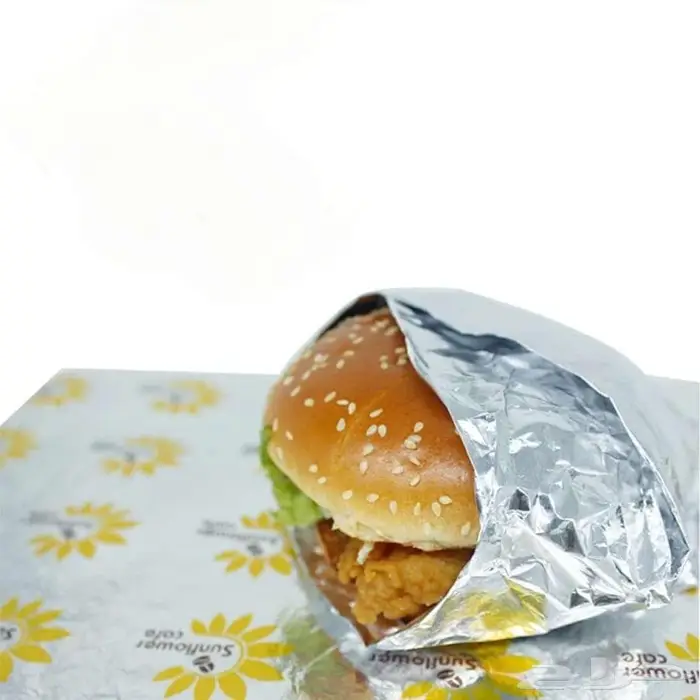 ورق قصدير برجر مطبوع 0