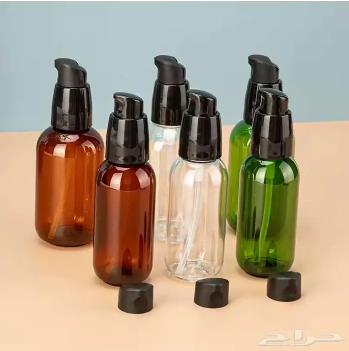 قنينة بلاستيك للخمريات والكريمات ولعينات الشامبو . 0