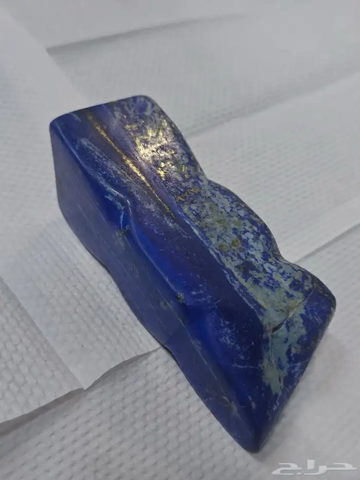 للبيع  حجر لازورد أفغاني أصلي تحفة   420 غرام 2