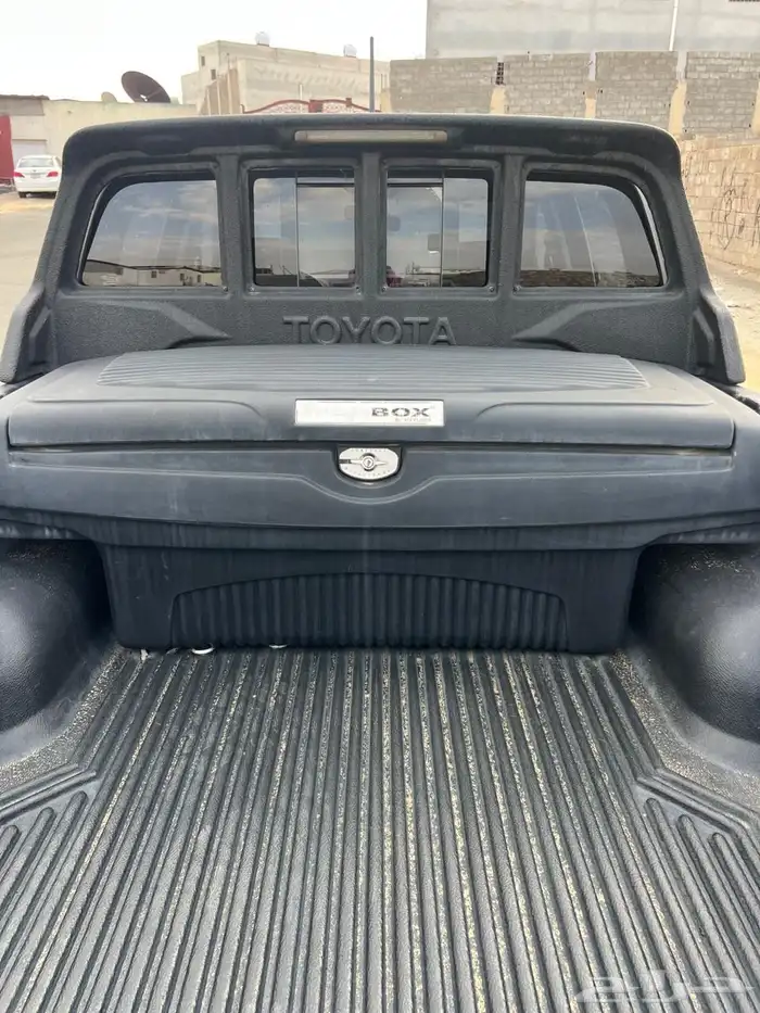 هايلوكس 2015 مخزن شبه جديد فل كامل سعودي GLX مشروط وكاله 6