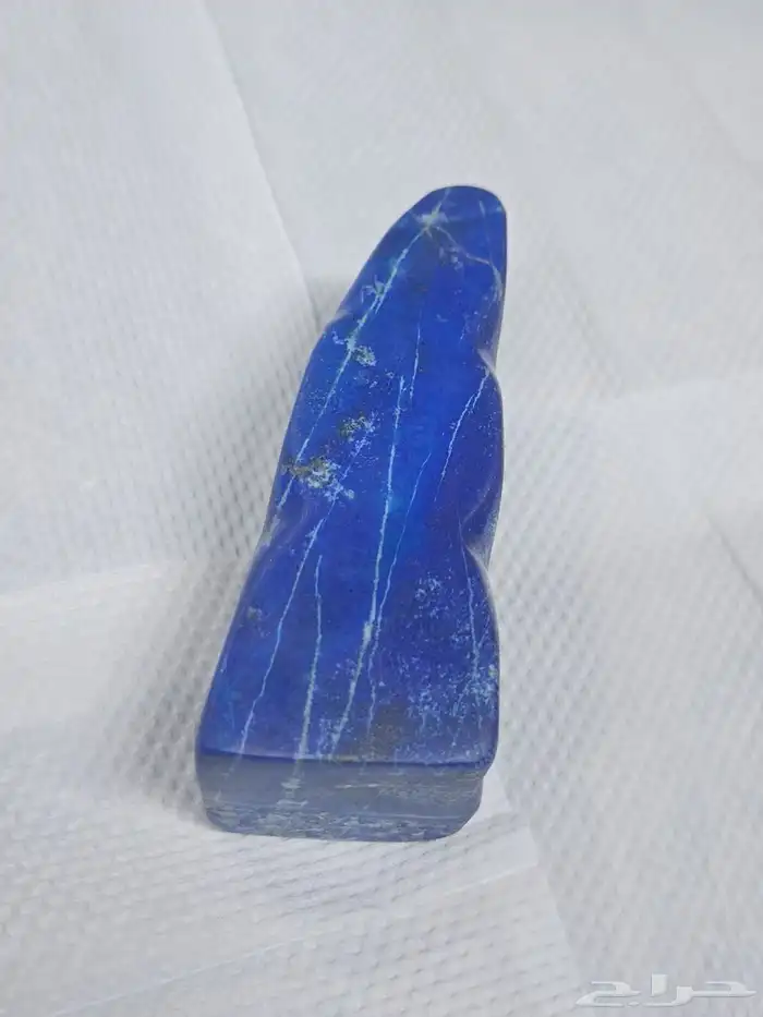 للبيع  حجر لازورد أفغاني أصلي تحفة   420 غرام 1