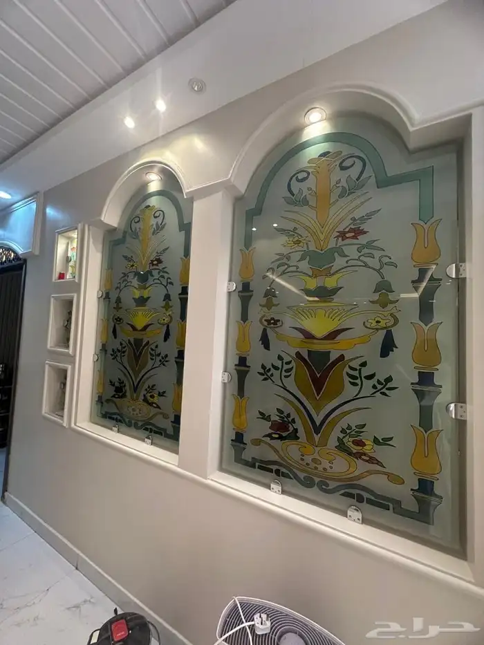 الواح زجاج مع تلفزيون بنا سونك 2