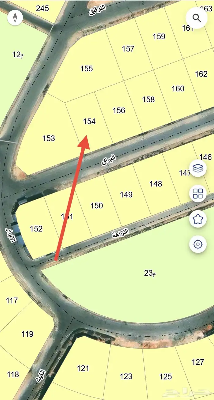 ارض سكنيه للبيع حي البحر 0