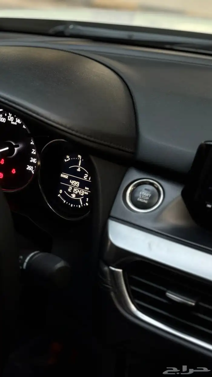 مازدا 6 -2017-ممشى قليل-(( مخزنة ))عداد 21 ألف- شبه وكالة 42