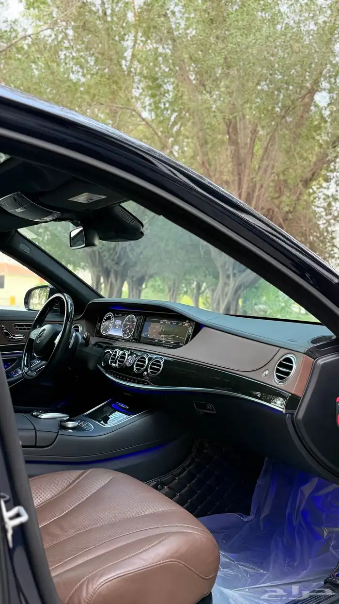 مرسيدس يخت - 2015 - S400 - ممشى قليل (( مخزنة )) شبه وكالة 66