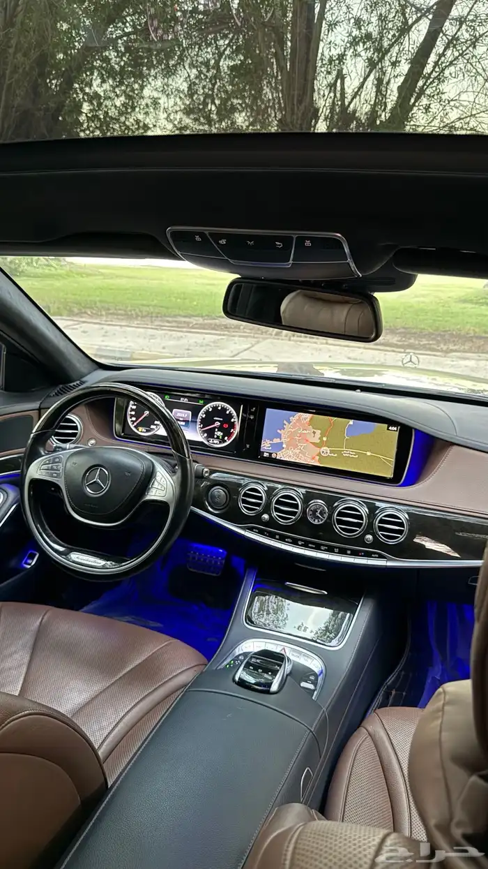 مرسيدس يخت - 2015 - S400 - ممشى قليل (( مخزنة )) شبه وكالة 58