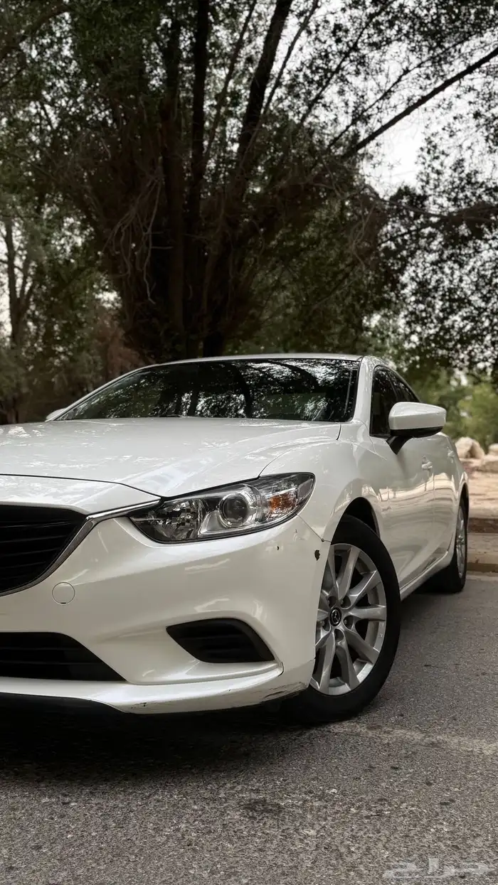 مازدا 6 -2017-ممشى قليل-(( مخزنة ))عداد 21 ألف- شبه وكالة 60