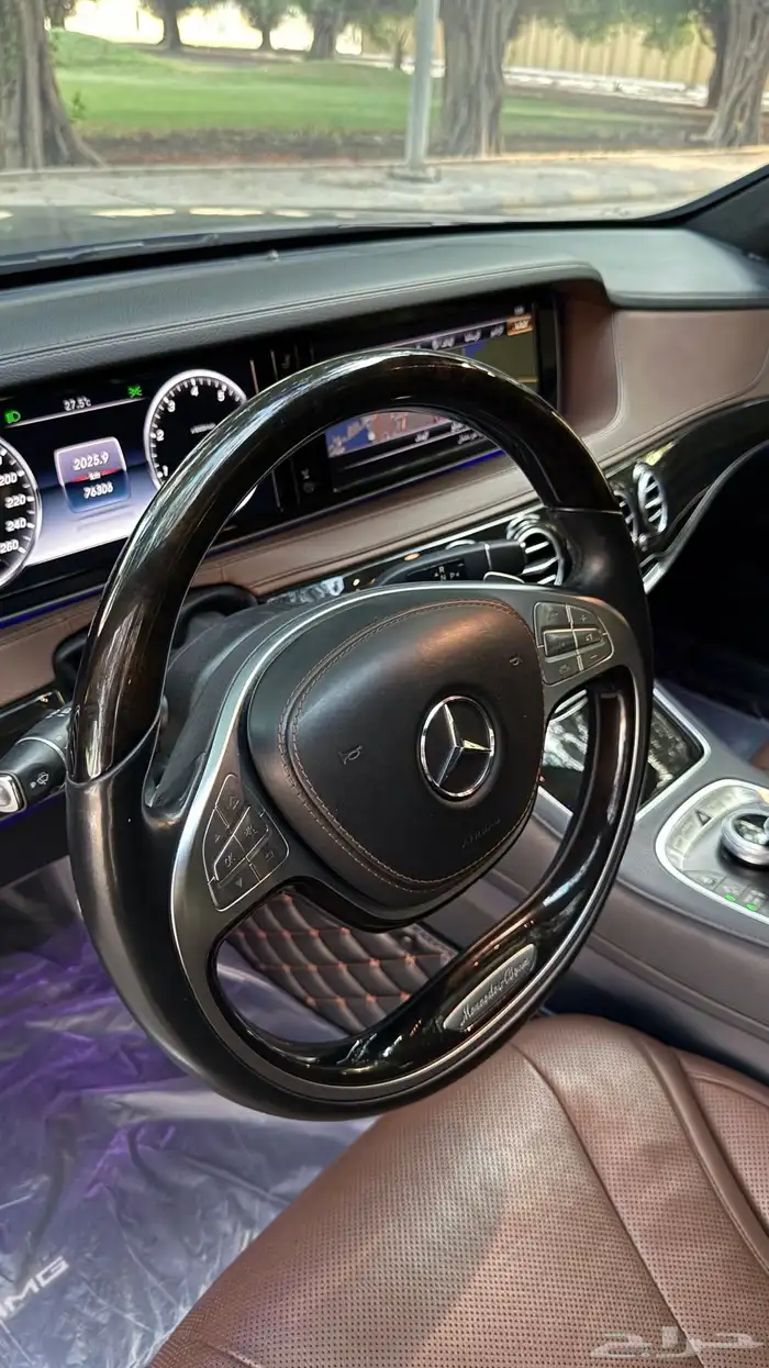 مرسيدس يخت - 2015 - S400 - ممشى قليل (( مخزنة )) شبه وكالة 73