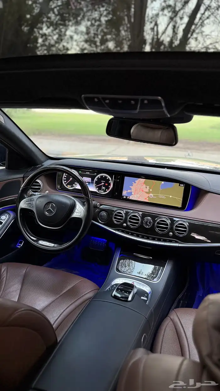 مرسيدس يخت - 2015 - S400 - ممشى قليل (( مخزنة )) شبه وكالة 52