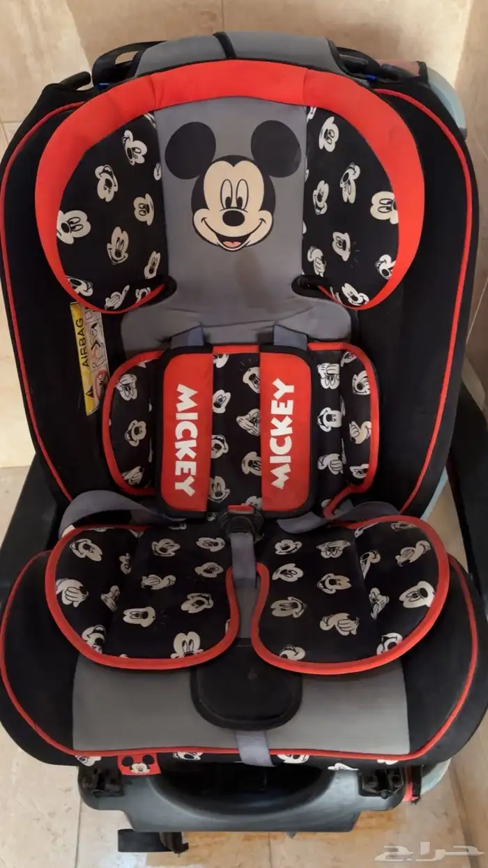 للبيع كرسي سيارة للأطفال نقشة ميكي ماوس 0