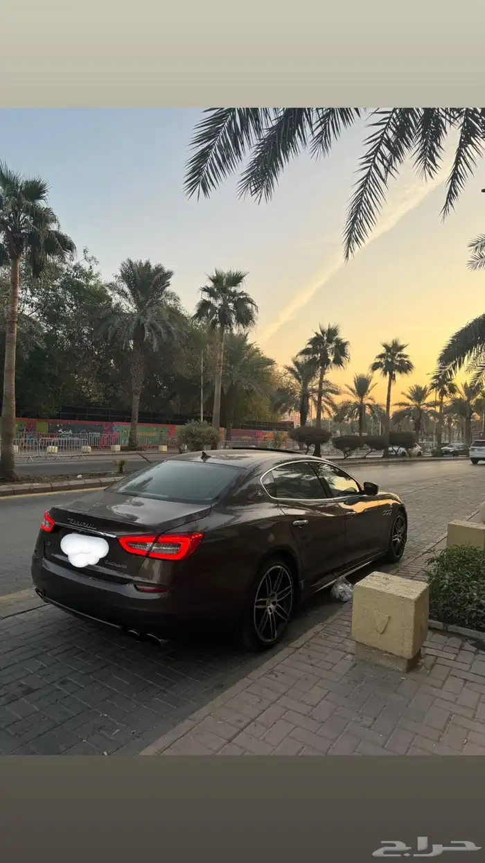 للبيع مازيراتي كواترو موديل 2016 فيها دقة خفيفة مصدوم 3