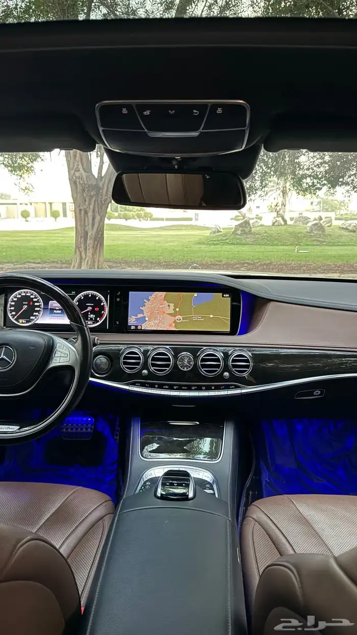 مرسيدس يخت - 2015 - S400 - ممشى قليل (( مخزنة )) شبه وكالة 50