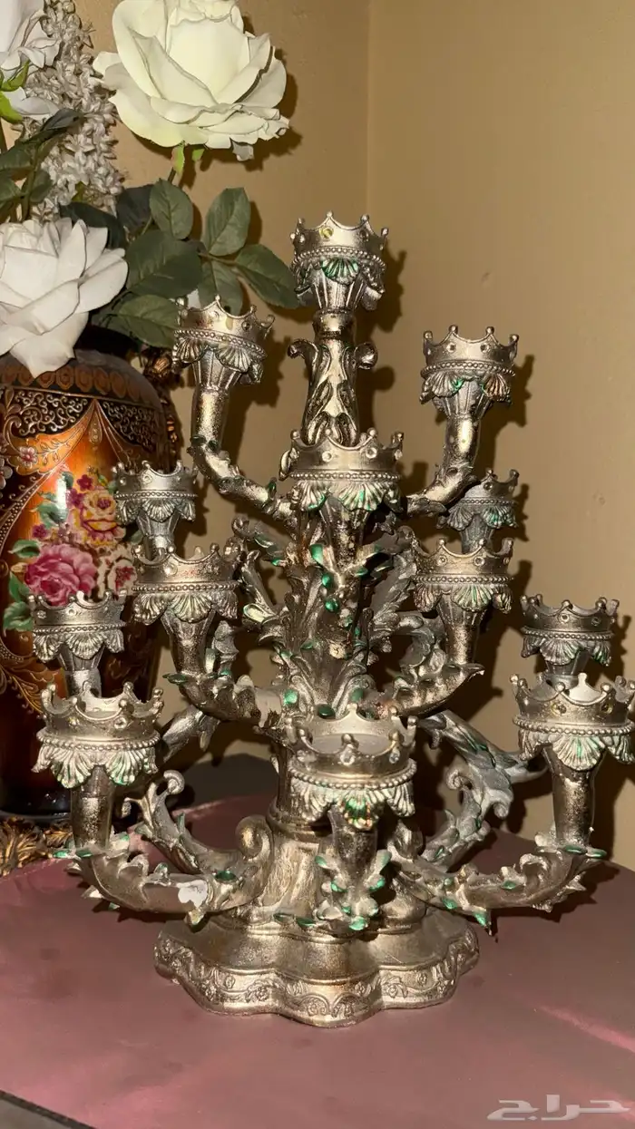 شمعدان مزهريه كبيره لوحه كبيره 0