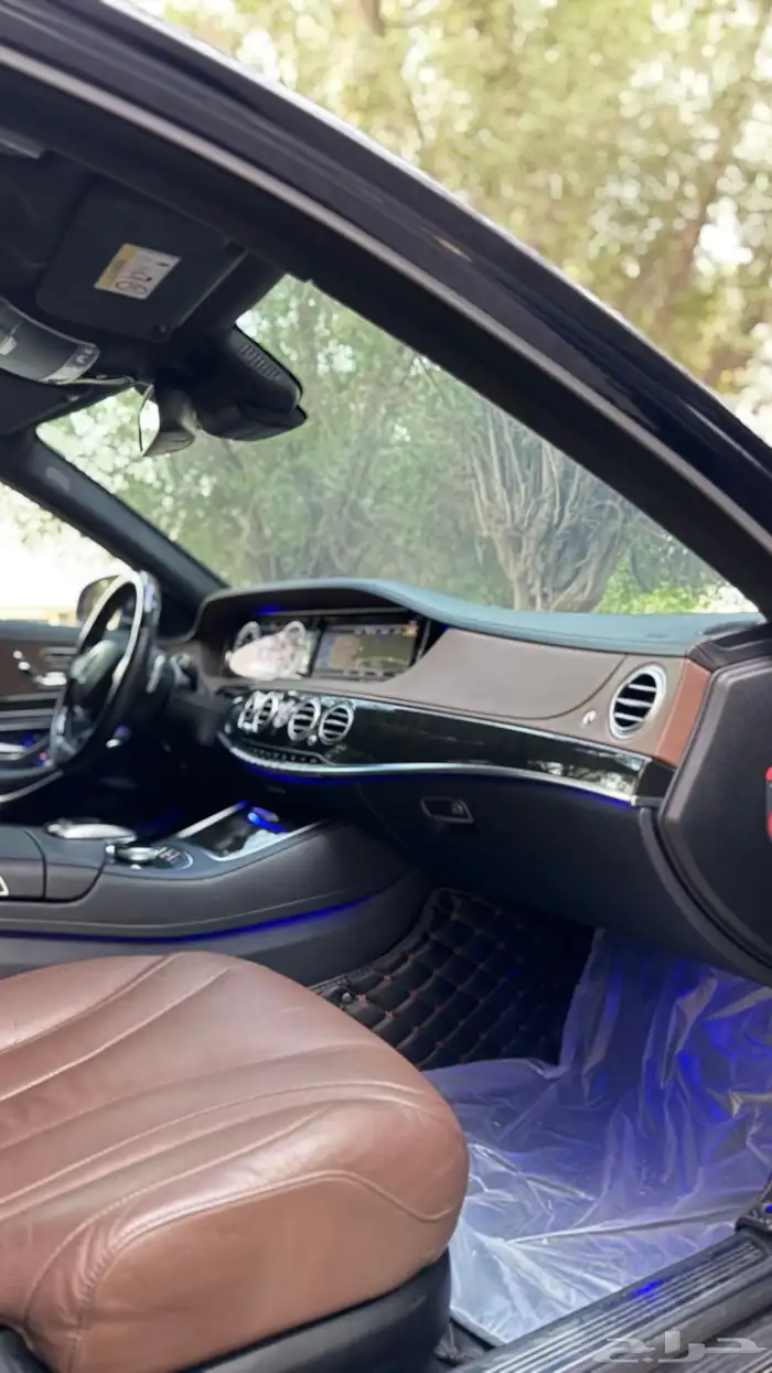 مرسيدس يخت - 2015 - S400 - ممشى قليل (( مخزنة )) شبه وكالة 81