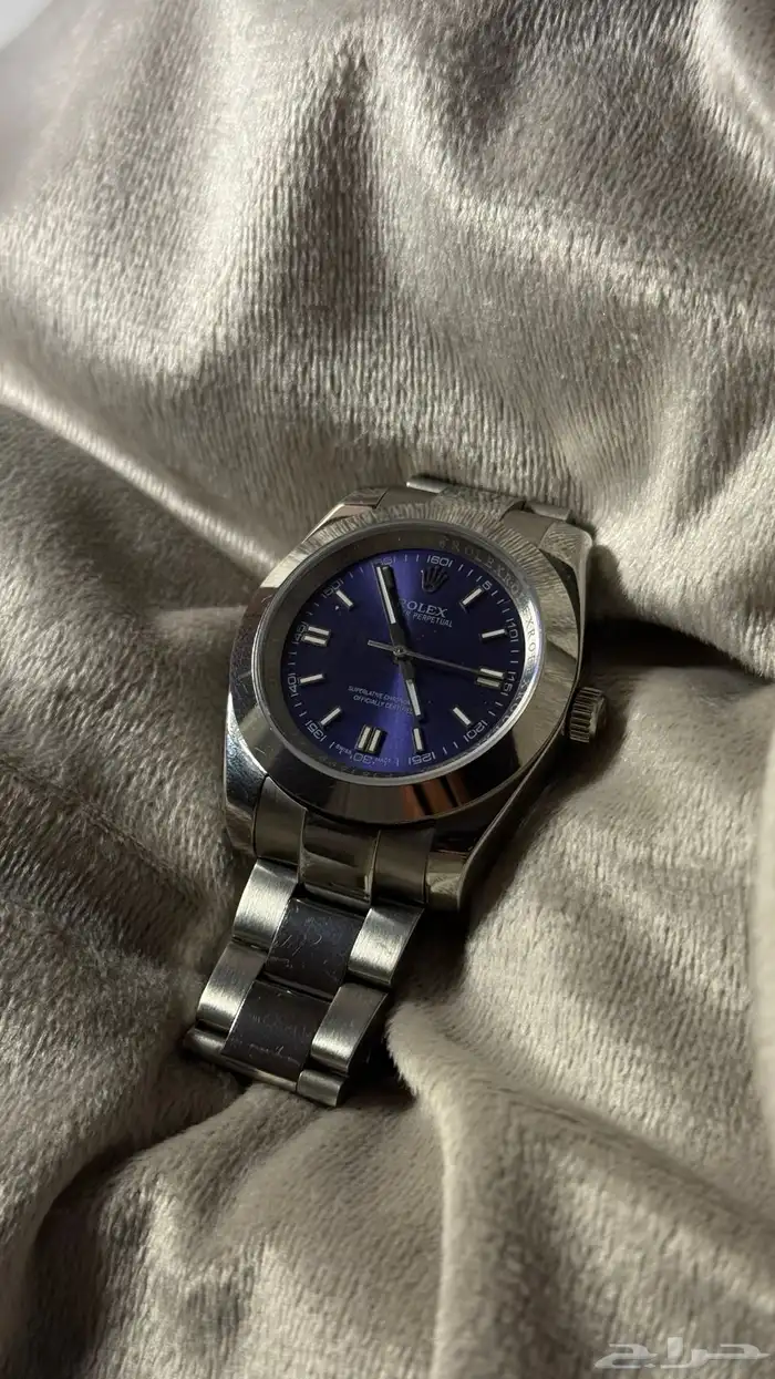 ساعه رولكس اصليه (Rolex milgauss) شبه جديده ماشاءالله 1