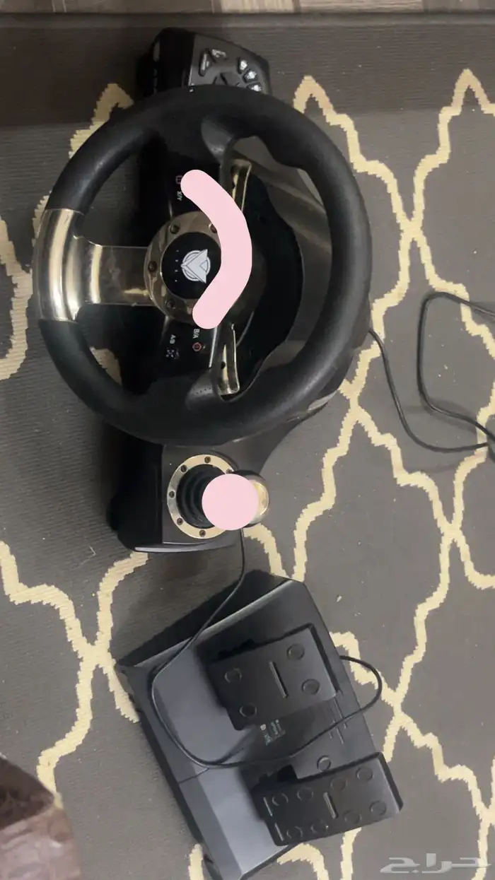 عجلة قيادة العاب سوني تشتغل على سوني 4 و 3 0