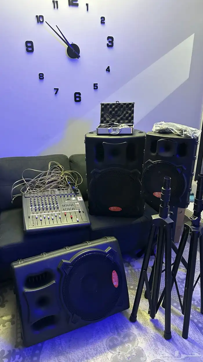 ميكسر صوت وسماعات 0