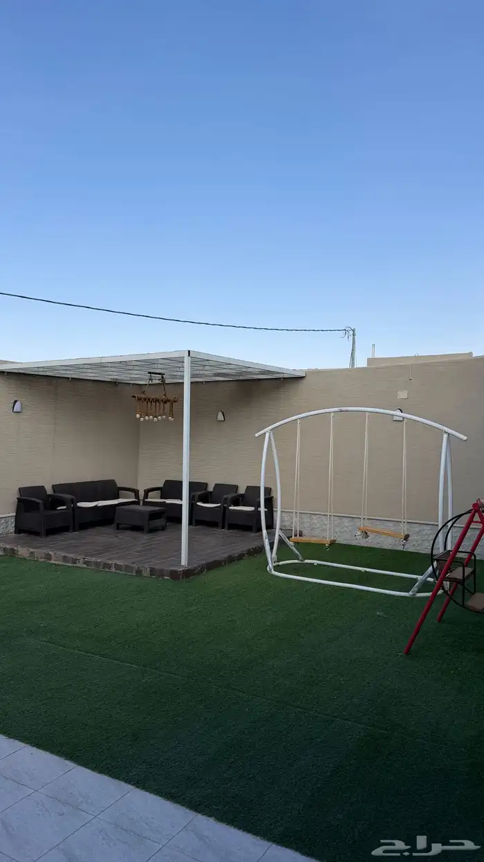 شاليه للايجار اليومي بمسبح واللعاب اطفال 8