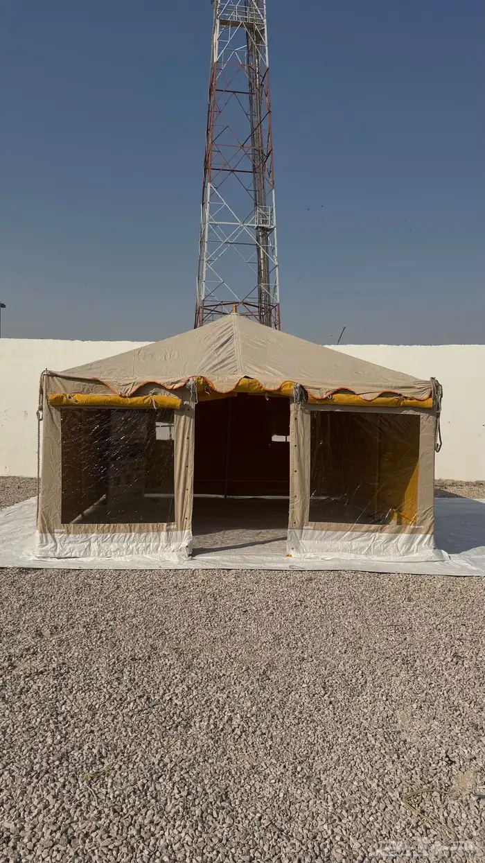 خيمة منزلية بدون أوتاد بدون حبال -خيمة الملكيه 9