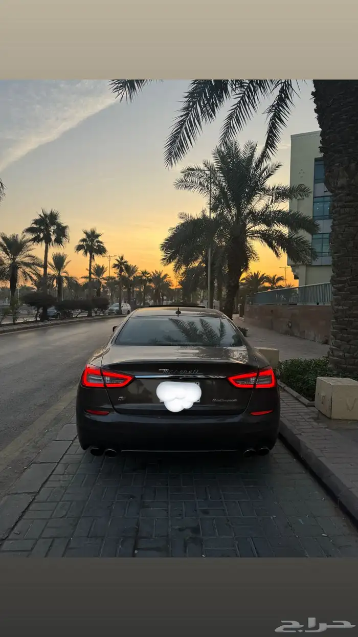 للبيع مازيراتي كواترو موديل 2016 فيها دقة خفيفة مصدوم 2