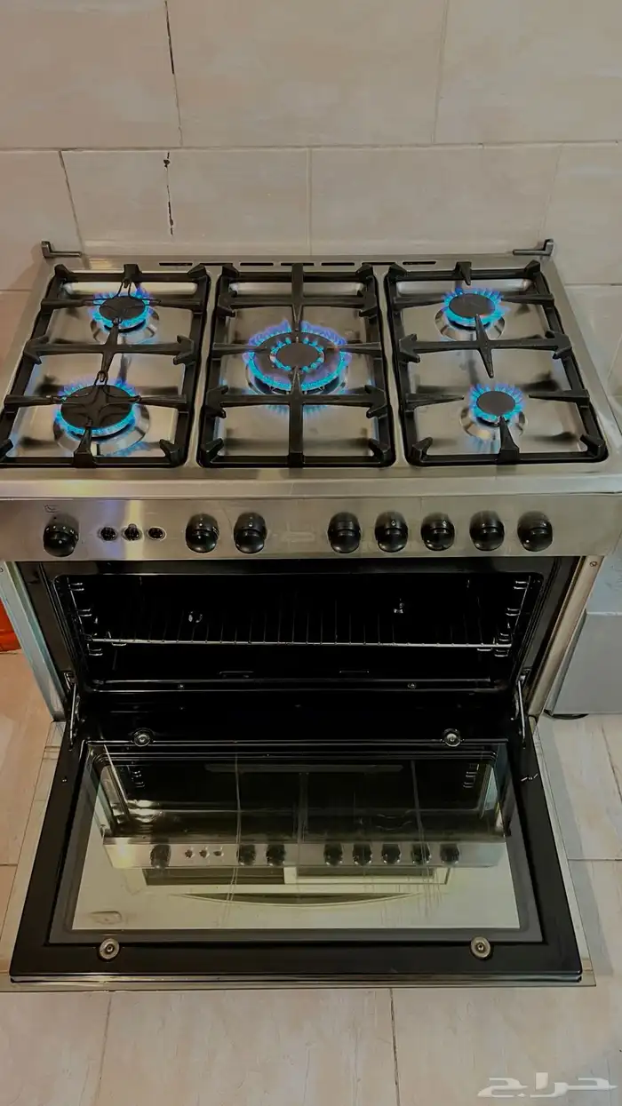 فرن بوتجاز مع فرن كهربائي صغير للبيع 1