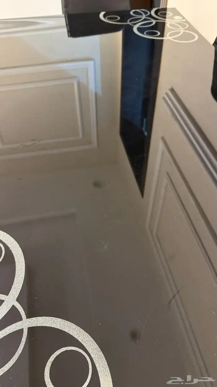 طاولة طعام كراسي جلد خمسة 0